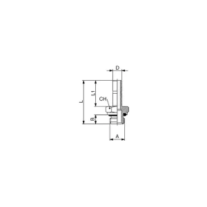 Adapter gwintowany do złączki wtykowej G 1/4 GZ do węża fi 12 mm, mosiądz niklowany Taniej