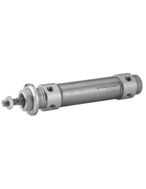 Nowy Siłownik pneumatyczny okrągły D50x500 z amortyzacją mechaniczną