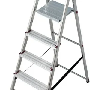 Hit sprzedaży Drabina aluminiowa jednostronna 1x6 KRAUSE 5 + podest 150 kg