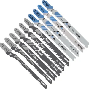 Brzeszczot do wyrzynarki do drewna i metalu BASIC FOR WOOD AND METAL Bosch 10 sztuk Wysoka jakość