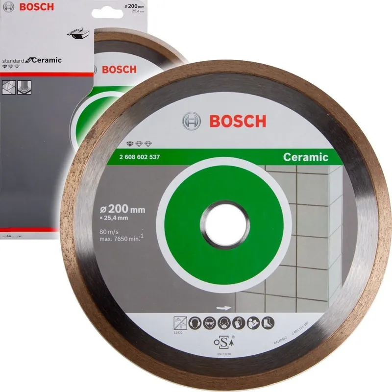 Wyprzedaż BOSCH TARCZA DIAMENTOWA 200MM STANDARD FOR CERAMIC DO CIĘCIA CERAMIKI, GRESU