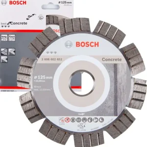 BOSCH TARCZA DIAMENTOWA 125MM BEST FOR CONCRETE DO CIĘCIA TWARDEGO BETONU Nowość