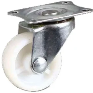 Oferta limitowana Koło meblowe skrętne o średnicy 40 mm polipropylenowe białe Rader CKPA-PPB 40S