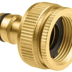 Przyłącze kranowe uniwersalne z gwintem wewnętrznym 3/4" - 1" BRASS Cellfast 52-865 Tani