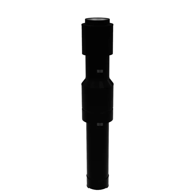 Rura powietrzno-spalinowa z zakończeniem pionowym Concept By JEREMIAS pp 80/125mm x 80/125mm, długość 930 mm Cena promocyjna