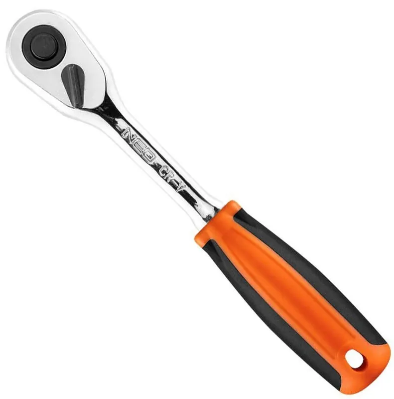Promocja Grzechotka prosta ze stali CrV 1/4" o długości 155 mm 45 zębów Neo 08-523