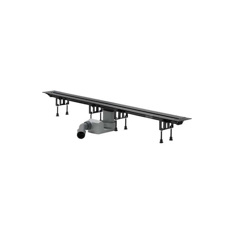 Łatwy zwrot Odpływ prysznicowy prostokątny VIEGA 496510, 1300 x 110 x 95 mm, dł 1200 mm, szer 20 mm, z syfonem