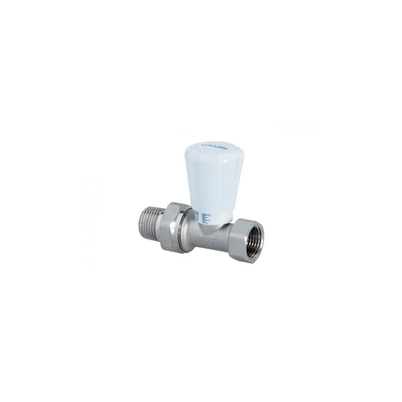 Kup teraz Zawór grzejnikowy VALVEX Activ Plus prosty, połączenie 1/2‘‘ x 1/2‘‘ (niklowany)