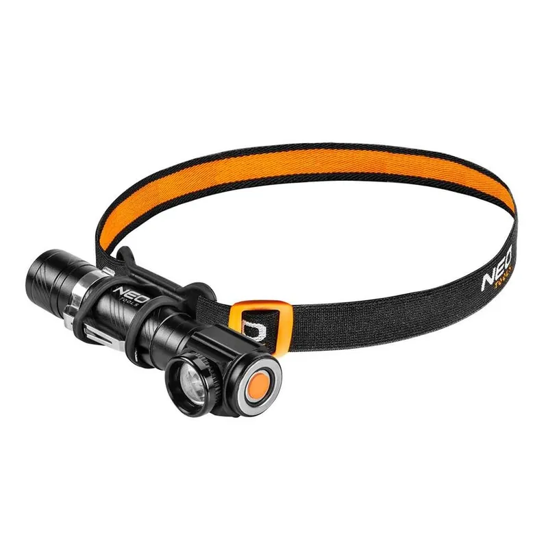 Rabat Latarka czołowa akumulatorowa Neo Tools USB 800 lm CREE XML-T6 LED