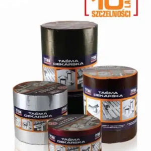 Oferta Taśma uszczelniająca dekarska bitumiczna aluminiowa o wymiarach 10 m / 10 cm Tytan