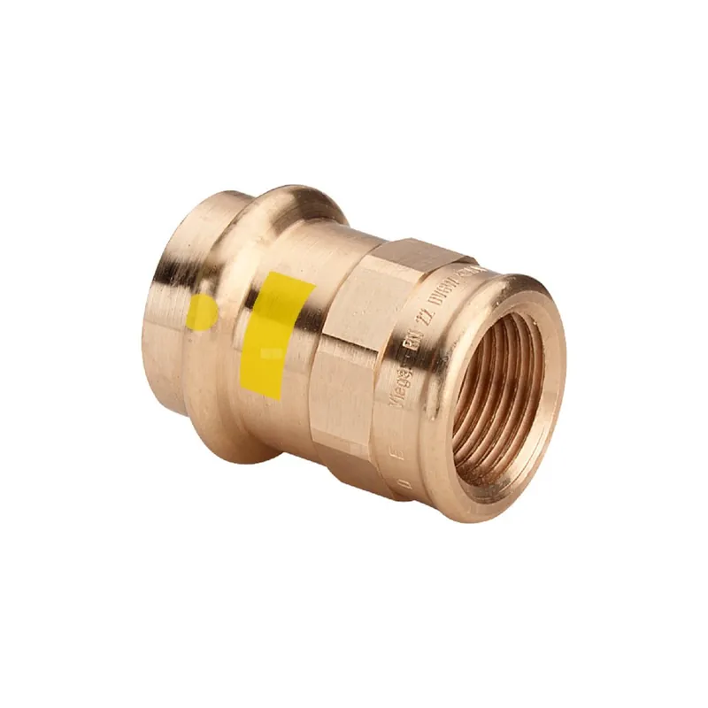 Zamów teraz Złącze przejściowe Profipress VIEGA 2612 jednoczęściowy, brąz / brąz, 12 mm, 3/8‘‘ (mz x gw), 32 mm