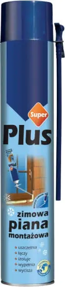 Popularny Pianka montażowa pistoletowa zimowa Super Plus Tytan o pojemności 750 ml