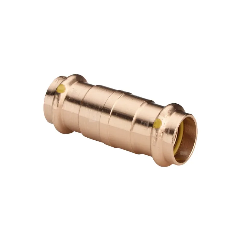 Bezpieczne zakupy Mufa Profipress VIEGA 26155 jednoczęściowy, brąz / brąz, 15 mm (mz x mz), 80 mm z uszczelką