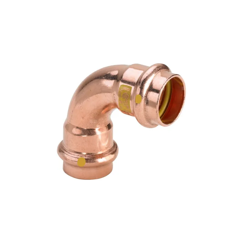 Łuk Profipress 90‘ VIEGA 2616 jednoczęściowy, miedź (stan surowy) / miedź (stan surowy), 12 mm (mz x mz) z uszczelką Wyjątkowa oferta