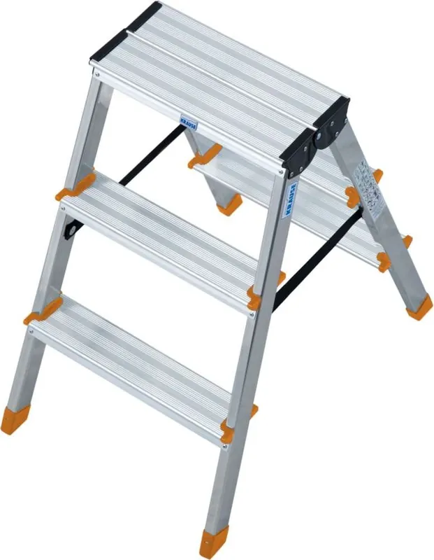 Drabina aluminiowa dwustronna Krause Dopplo 2x3 Tani