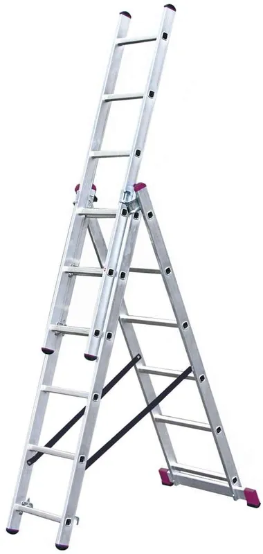 Drabina wielofunkcyjna aluminiowa Krause RP CORDA 3-elementowa 3x6 Taniej