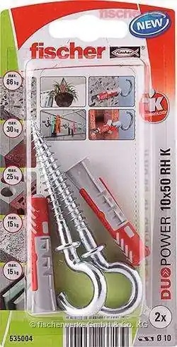 Zniżka Kołek DuoPower 10x50 RH K NV z hakiem Fischer