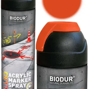 Biodur spray geodezyjny 500ml pomarańczowy Popularny