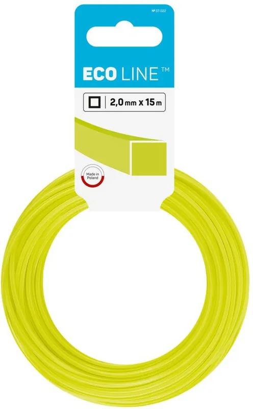 Żyłka tnąca do kosy kwadrat ECO LINE Cellfast 2,0 mm x 15 m 37-022 Nowość