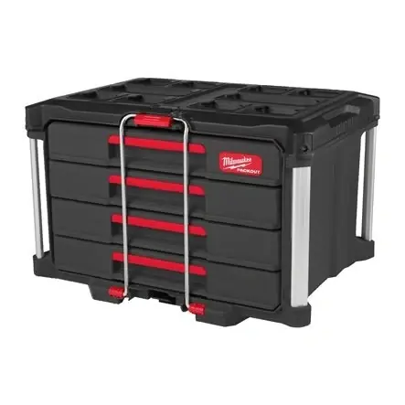 Szybka dostawa Milwaukee skrzynia PACKOUT™ z 4 szufladami