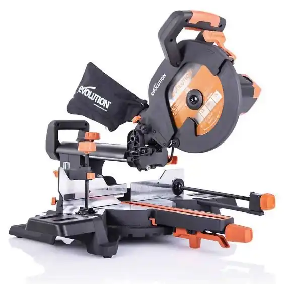 Łatwy zwrot Ukośnica przesuwna Evolution R255SMS+ 255 mm z tarczą TCT