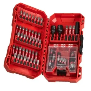 Zestaw bitów udarowych Shockwave do śrub Phillips, Pozidriv, Torx 70 elementów Milwaukee 4932492007 Dostępne od ręki