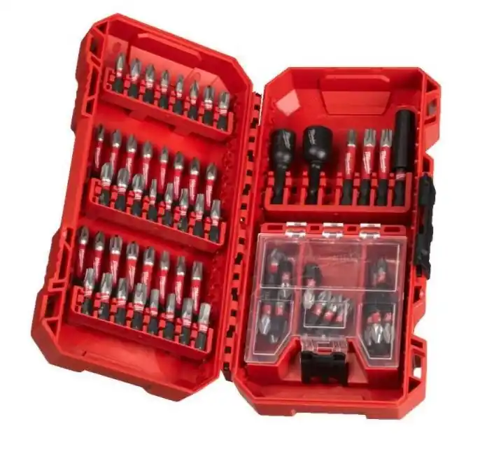 Zestaw bitów udarowych Shockwave do śrub Phillips, Pozidriv, Torx 70 elementów Milwaukee 4932492007 Dostępne od ręki