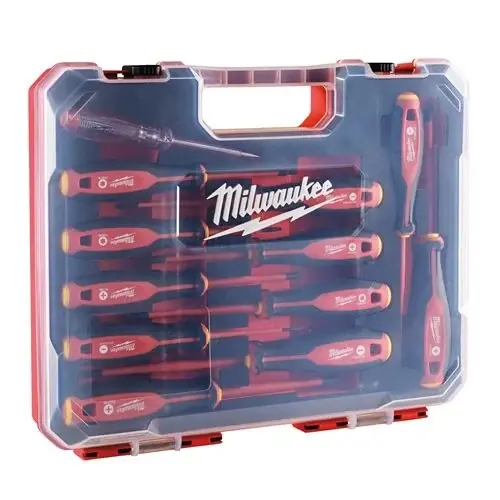 Zestaw wkrętaków 1000V 12 sztuk Milwaukee 4932479095 Rabat