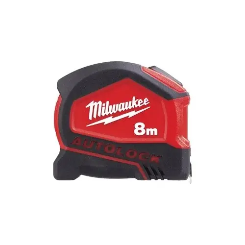 Łatwy zwrot MILWAUKEE MIARA ZWIJANA 8 M/25 MM AUTOLOCK
