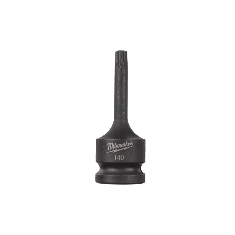 Dostępne od ręki Nasadka udarowa SHOCKWAVE™ IMPACT DUTY 1/2" z końcówką bita TX 40 Milwaukee 4932478060