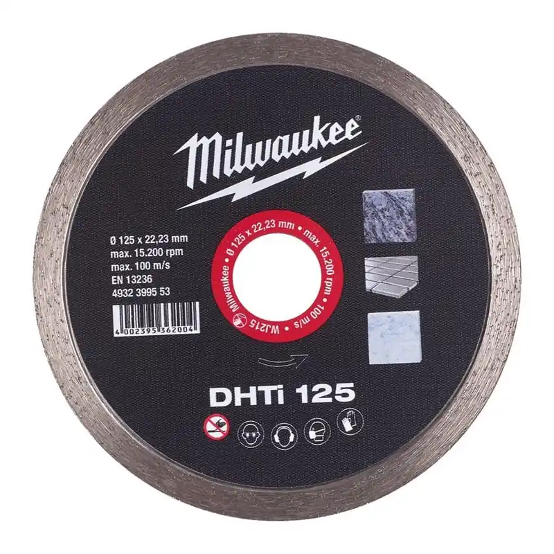 Łatwy zwrot Tarcza diamentowa D125 DHTI Milwaukee 4932399553