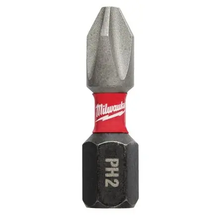 Końcówka udarowa bit PH2x25 mm 2 sztuki Shockwave Milwaukee 4932430852 Ograniczona ilość