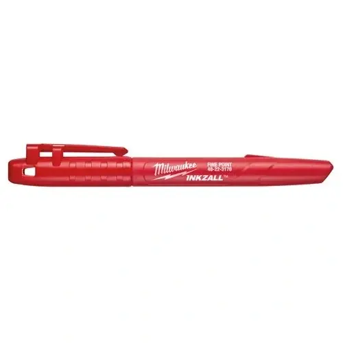 Marker budowalny okrągły czerwony Inkzall Milwaukee 48223170 Oferta czasowa