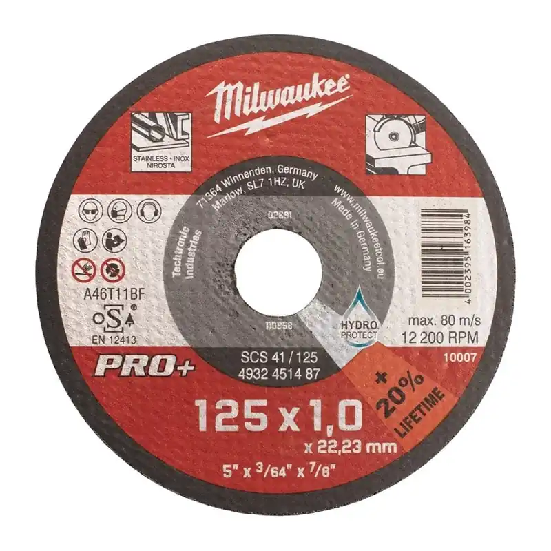 Tarcza cienka do cięcia metalu Pro+ 125 x 1 x 22 mm Milwaukee 4932451487 Oferta