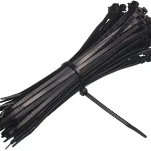 Opaski zaciskowe trytytki czarne 350x7,6 mm 100 sztuk Cena promocyjna
