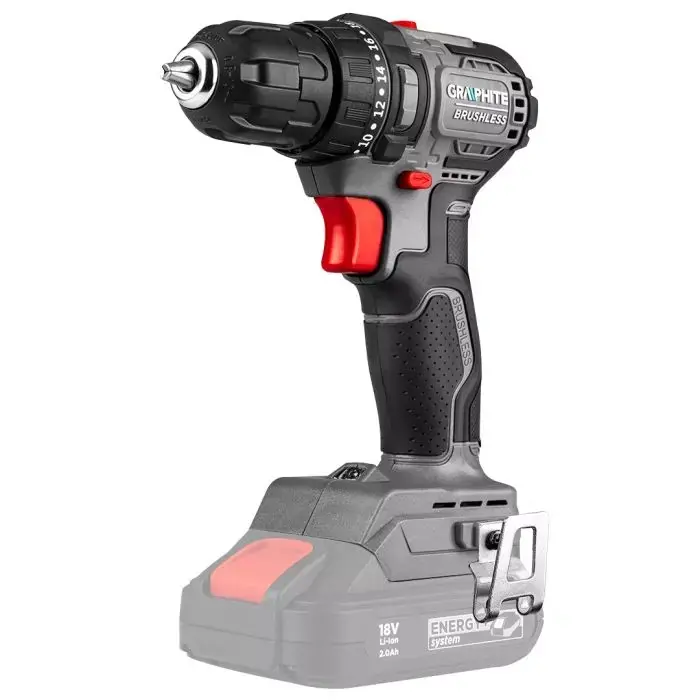 Zniżka Wiertarko-wkrętarka bezszczotkowa 18V uchwyt 10mm Energy+ Graphite 58GE139