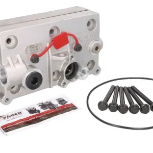 Nowy Głowica cylindra kompresora powietrza, pasuje do 911 512 001,912 512 004,006,007 0 (kompletny) pasuje do RVI KERAX 370.18/370.26/370.32/410.18/410.26/410.32/450.18/450.26/450.32/460/Distribution 370.