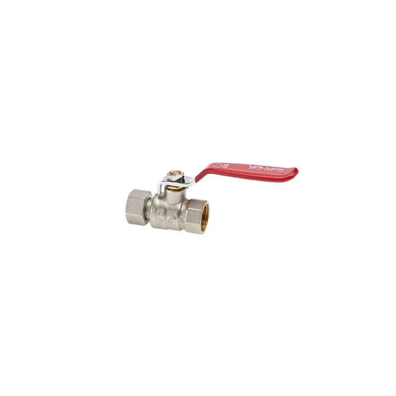 Zawór kulowy VALVEX Spin mosiądz niklowany, PN25 1/2‘‘ x 3/4‘‘ GW, uchwyt dźwignia Bezpieczne zakupy