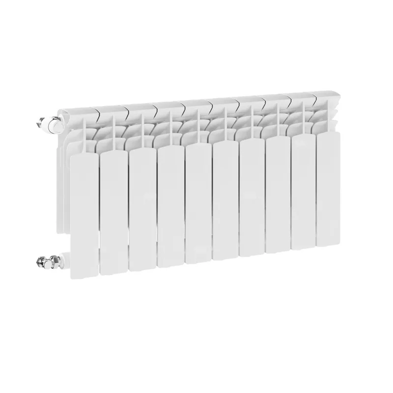 Zamów dziś Grzejnik żeberkowy KFA Armatura G350F/10 aluminium, podłączenie boczne 422 x 805 mm, kolor biały (RAL 9010)