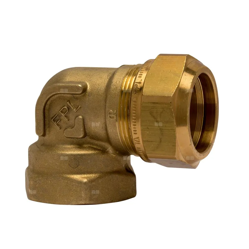 Ostatnia szansa Kolano TA (IMI HYDRONIC) FPL 305, ametal (chrom), 10 x 3/8‘‘ (złącze zaciskowe x GW)