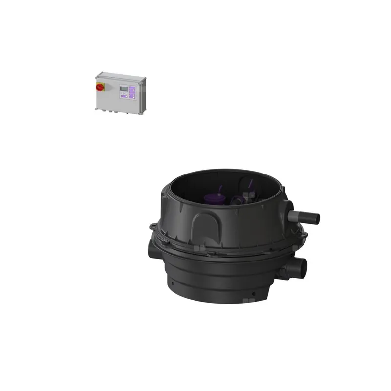 Bezpieczna płatność MODUŁ TECHNICZNY DUO ECOLIFT XL POMPY 400V SPF1500-S3 z automatyczną klapą zwrotną do ścieków szarych do zabudowy w ziemi lub płycie betonowej
