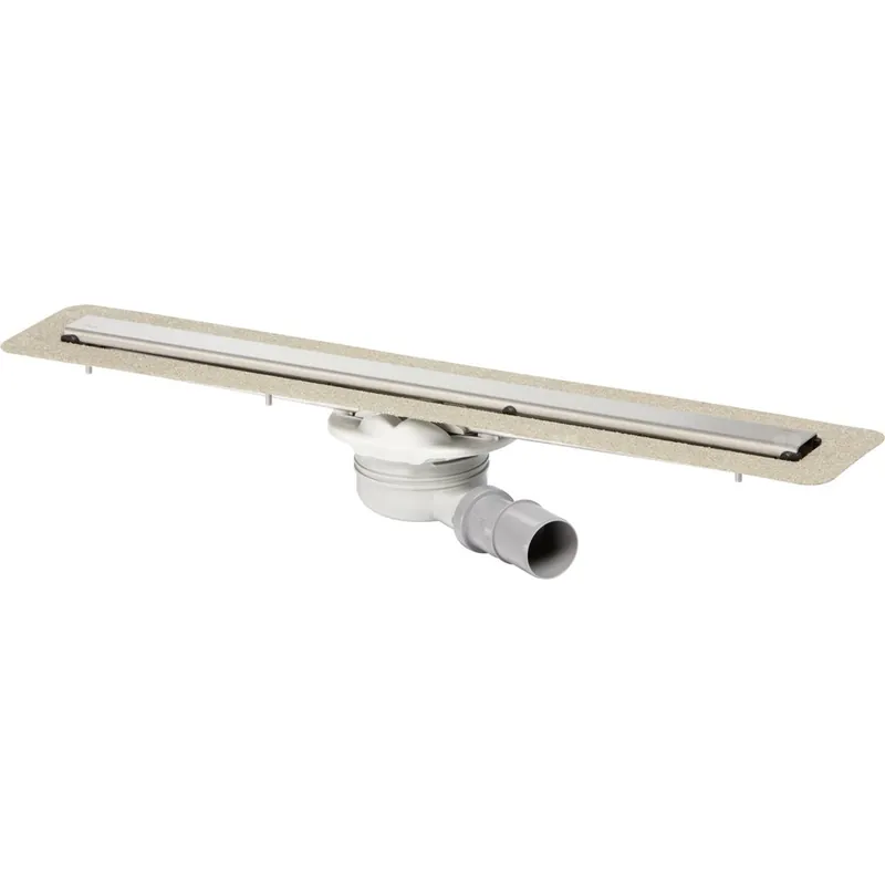 Oferta limitowana Odpływ prysznicowy prostokątny VIEGA 498275, 900 x 150 x 121 mm, z kratką, dł 820 mm, szer 50 mm, z syfonem