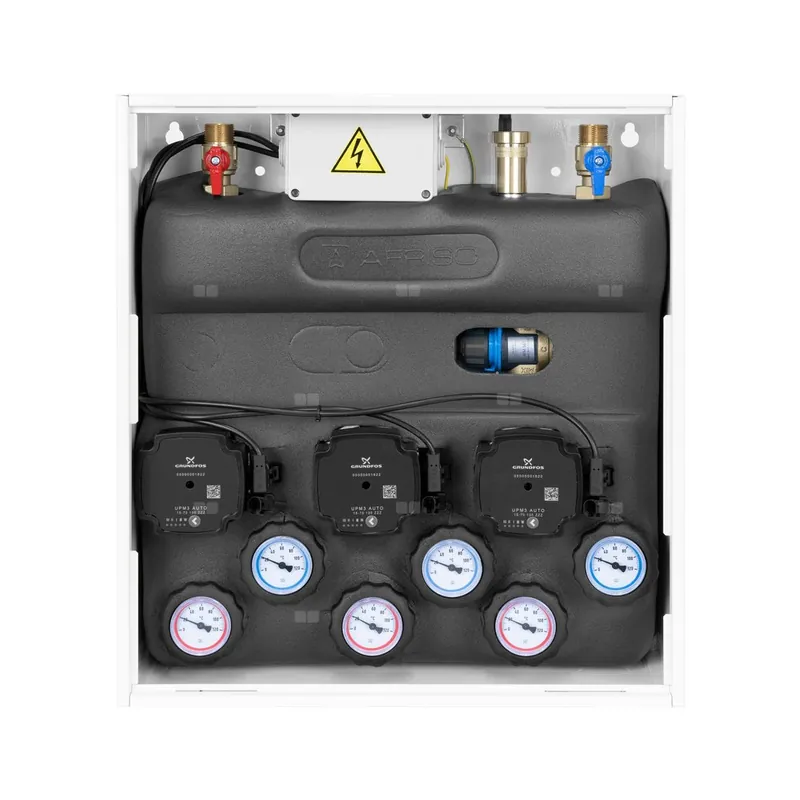 Grupa pompowa AFRISO PrimoBox AZB 301 GZ x GW 3/4‘‘ x 3/4‘‘, z zaworem termostatycznym, z izolacją Zamów teraz