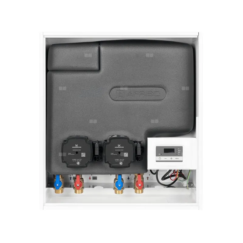 Grupa pompowa AFRISO PrimoBox AHB 620 GZ x GW 3/4‘‘ x 3/4‘‘, z izolacją, z pompą obiegową 2x Grunfos UPM3 Auto Taniej