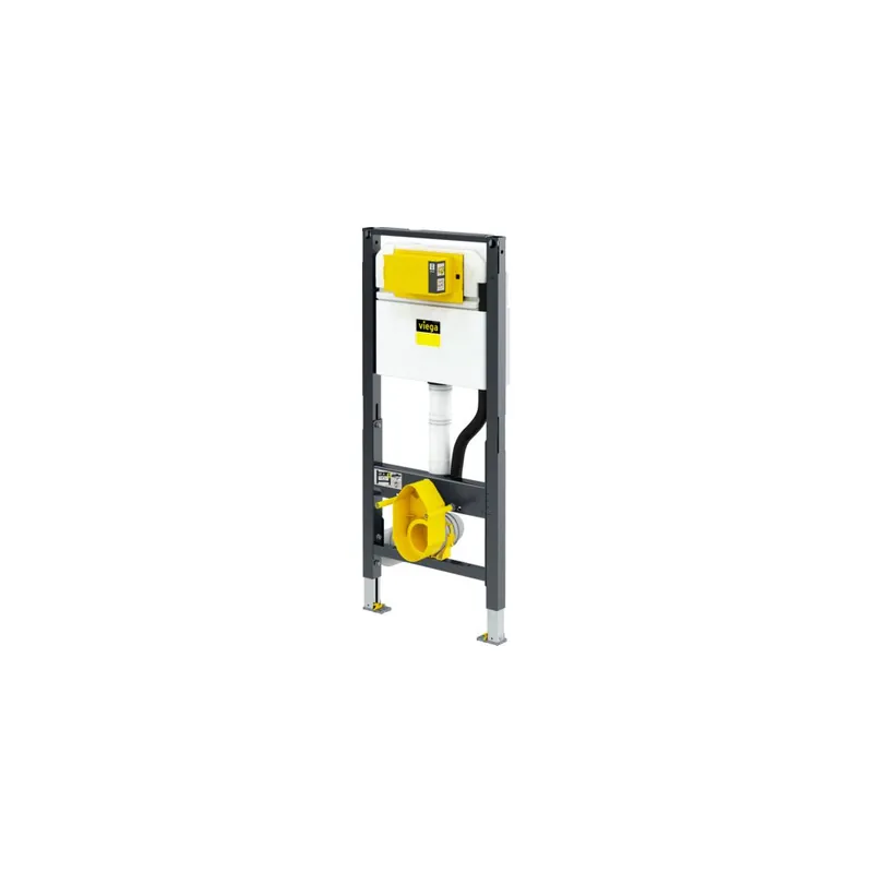 Prevista Dry-stelaż WC regulacja wysokości zawieszenia ceramiki sanitarnej z przyłączem do WC myjącego 1120 mm stal, PE, nr wzoru 8521 H zab. 1120 B 500 z regulacją wysokości 330–390 Nowy