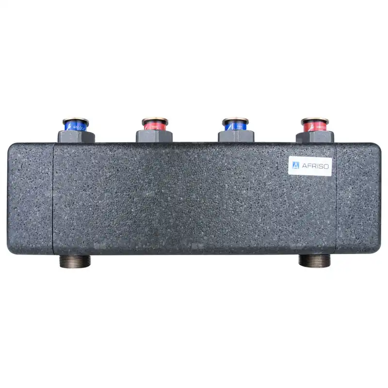 Rozdzielacz do instalacji c.o. AFRISO KSV 125-2 HW GZ 1 1/2‘‘, 2-obieg. Nakrętka 1 1/2‘‘, max. 70 kW Oferta limitowana
