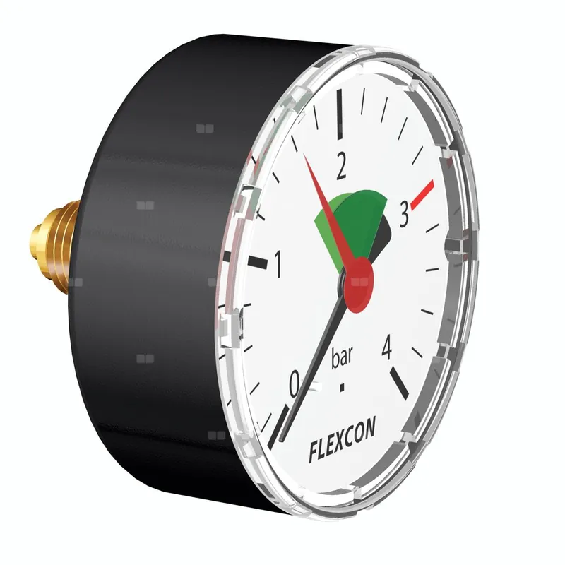 Dostępne od ręki Manometr promieniowy 63 mm, 3/8", 1,5-3,0 bar