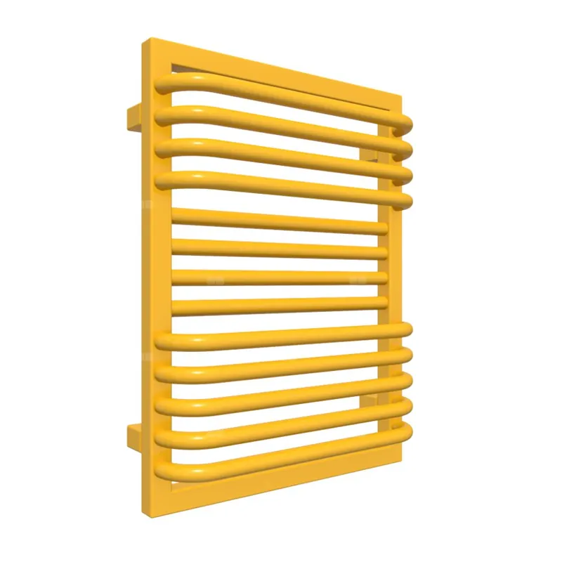 Bestseller Grzejnik drabinkowy TERMA POC 2, podłączenie SX, wym. 600 x 450 mm, kolor żółty kadmowy RAL1021
